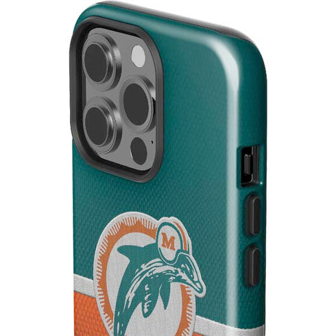 NFL Miami Dolphins Vintage iPhone 15 Pro Impact Case